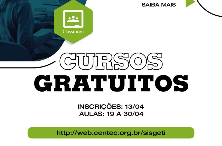 CVT DE BREJO SANTO,ABRE INSCRIÇÕES PARA CURSO PROFISSIONALIZANTE.