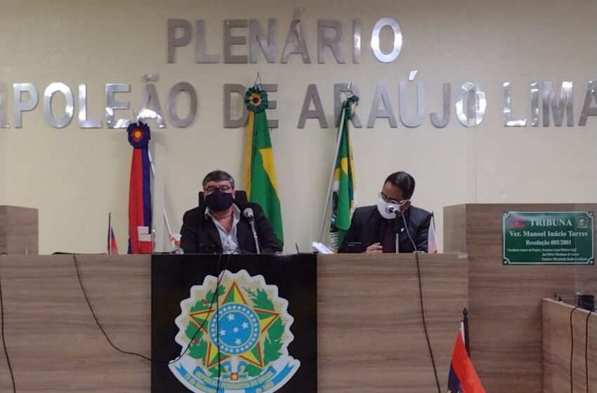 Reunião da Câmara Municipal de Brejo Santo neste dia 27 de Maio