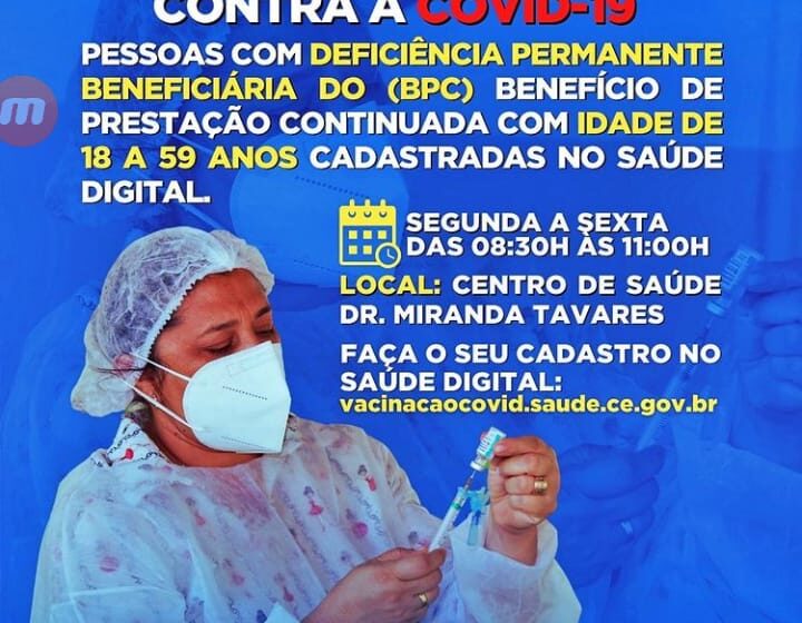  Vacinação contra covid 19 em Brejo Santo-CE.