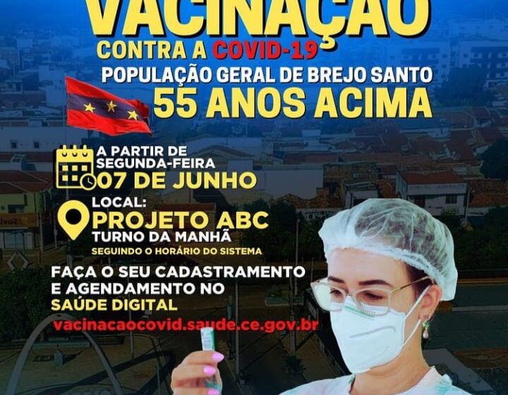  Continua a vacinação em Brejo Santo-CE.