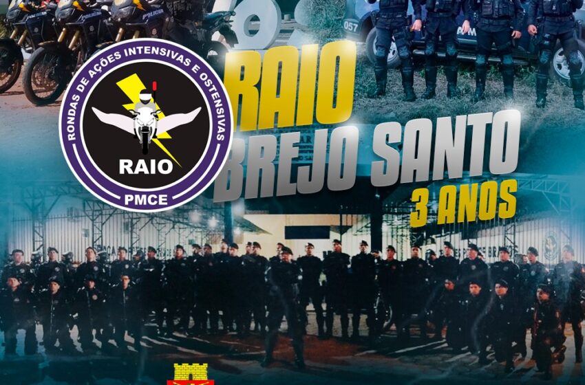  Pelotão do Raio em Brejo Santo completa 3 anos de Atuação!