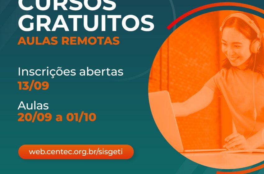 CVT Brejo Santo trás mais Cursos gratuitos.