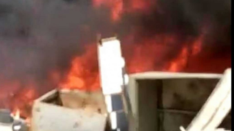  Incêndio atinge garagem da prefeitura de Juazeiro do Norte neste sábado