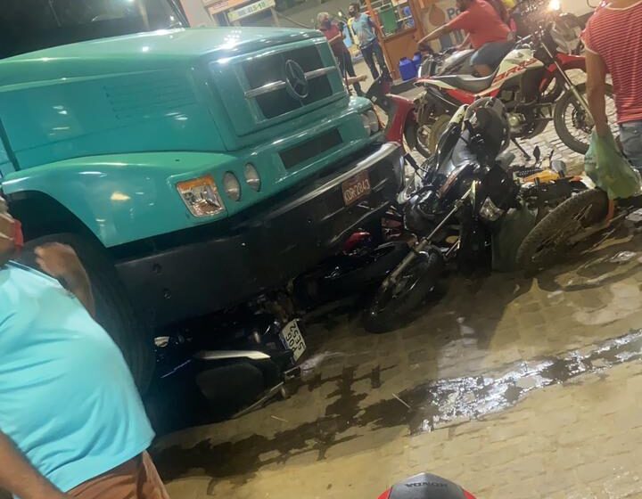  Brejo santo: Caminhão atropela veículos as margens da BR 116.