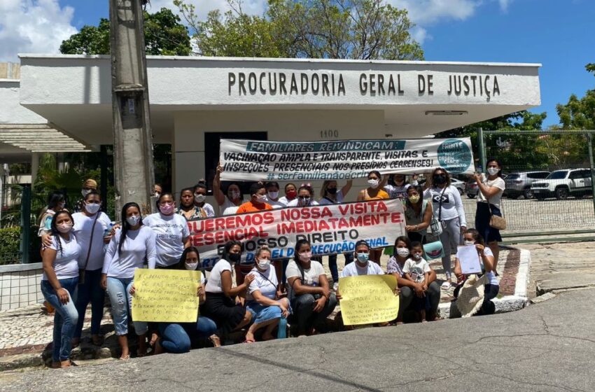  Famílias pedem vacinação de presos contra a Covid-19 no Ceará
