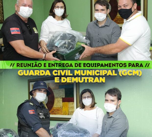 BREJO SANTO: ENTREGA DE EQUIPAMENTOS PARA GUARDA CIVIL MUNICIPAL E DEMUTRAN
