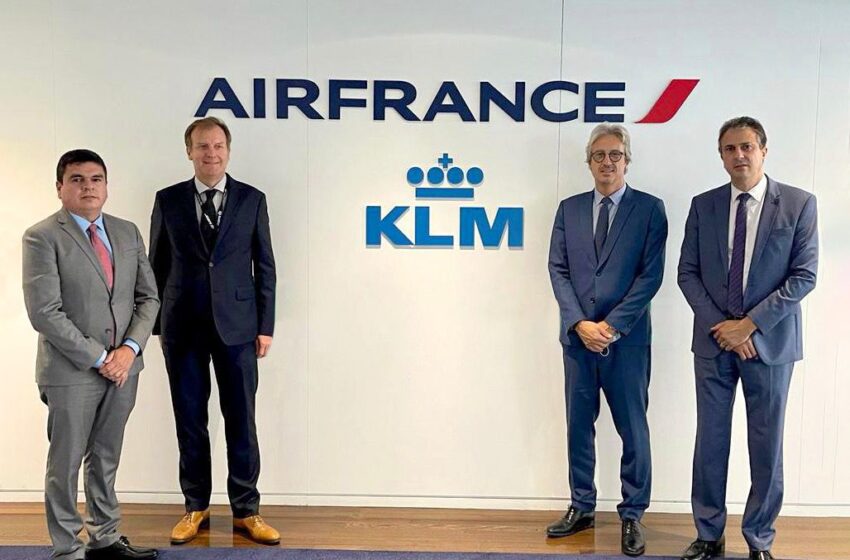  Governador se reúne com Air France/KLM e negocia ampliação de voos diretos para o Ceará