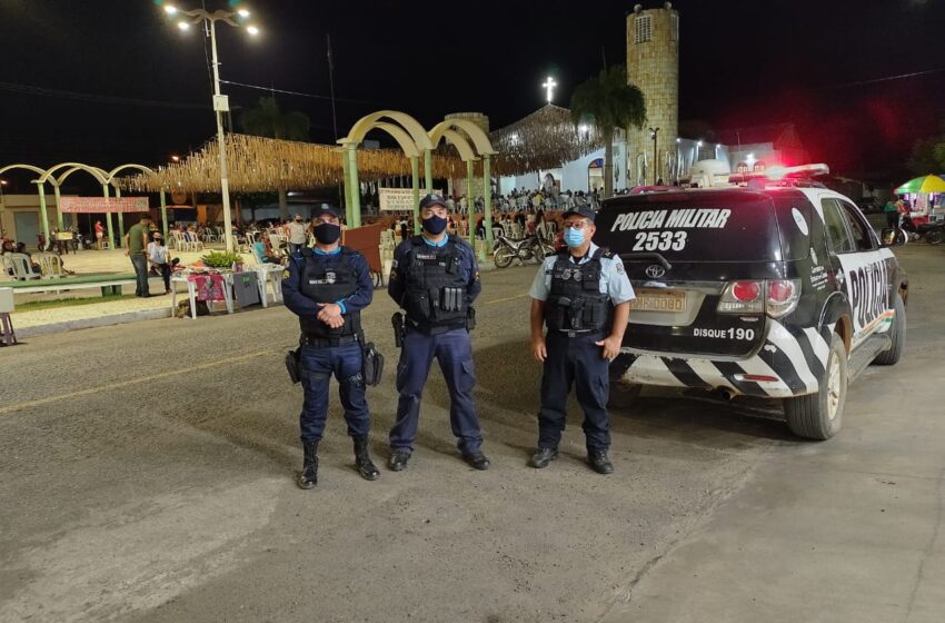 Policia Militar presente nas Festividades de São Francisco de Assis em Brejo Santo