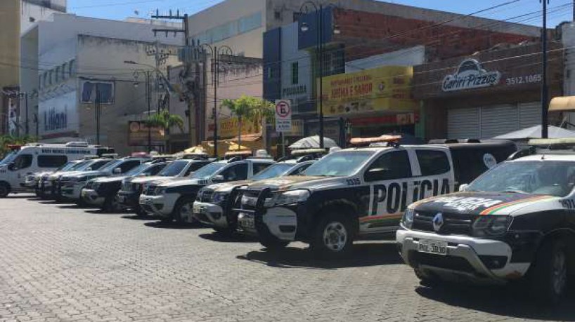  Operação reforça segurança com 100 policiais militares no Crajubar