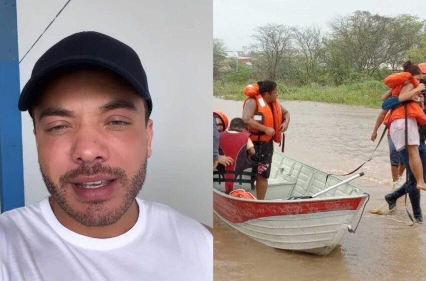 Wesley Safadão doa cachê para vítimas das chuvas na Bahia