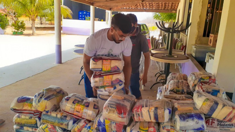  Cinco municípios cearenses recebem doação de 16 mil kg de alimentos