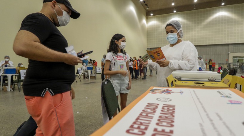  Cadastro de crianças para vacina contra Covid-19 cresce 49% no Ceará