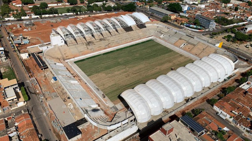  Obras da Arena Romeirão, em Juazeiro do Norte, chegam a 93% de conclusão