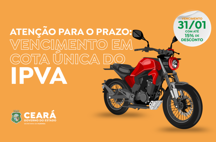  Prazo para pagar o IPVA 2022 com desconto de até 15% vai até segunda-feira (31)