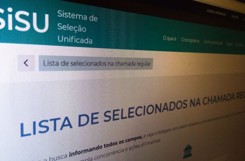  Primeira chamada do Sisu vai até 8 de março
