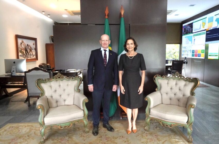  Governadora do Ceará recebe visita do embaixador da Irlanda