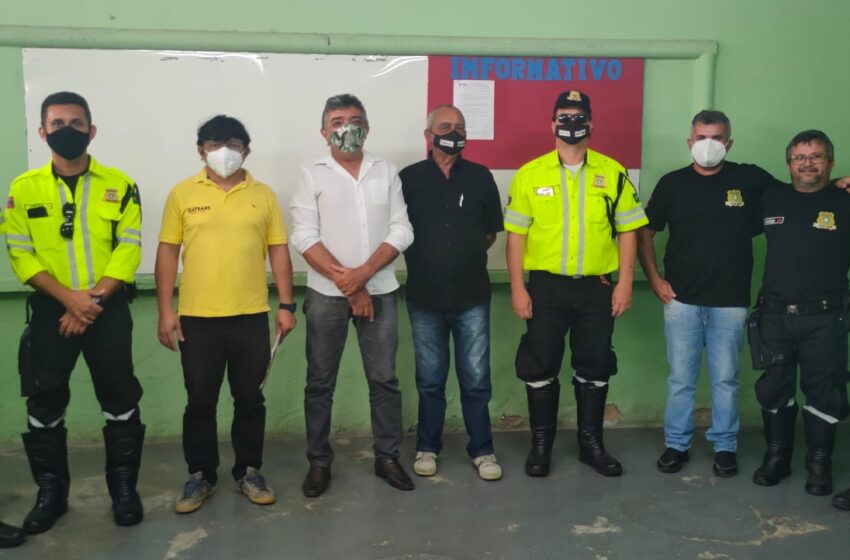 Atualização : Sindicato de agentes de trânsito visita Brejo Santo.