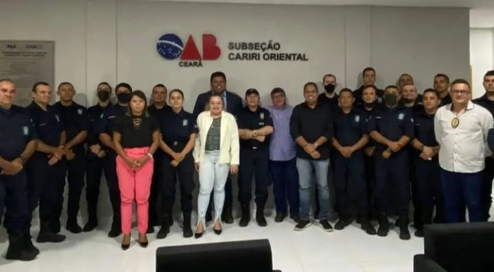 Brejo Santo: Guarda Civil Municipal, participa de palestra ministrada pela OAB seccional