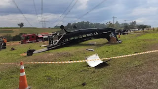  Acidente com avião deixa dois mortos em Boituva, no interior de São Paulo