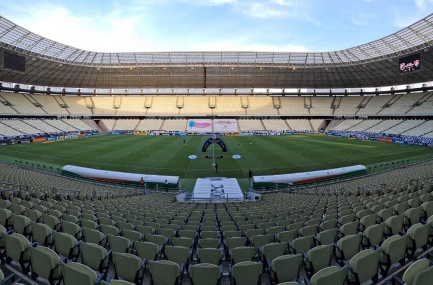  Governo do Ceará promete reparos na Arena Castelão para conter infiltrações
