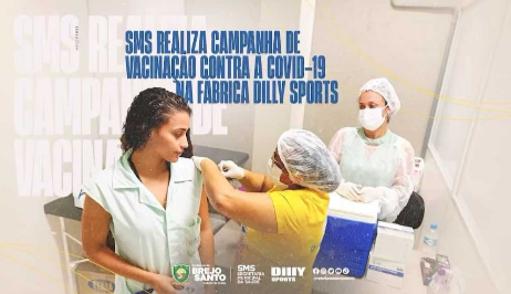 Brejo Santo: Secretaria de Saúde realiza vacinação na fábrica Dilly.