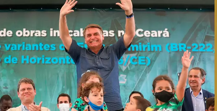  Bolsonaro vem a Fortaleza neste sábado para participar de motociata e Marcha para Jesus