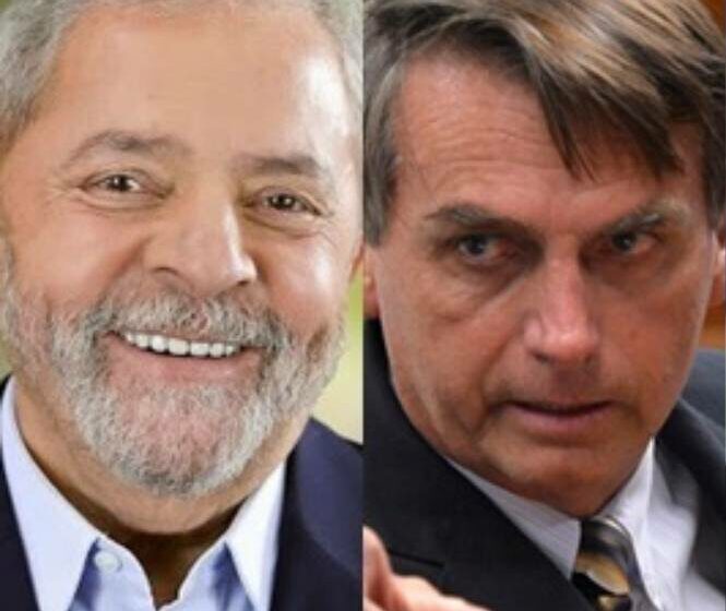  Rejeição de Lula é de 46%, diz pesquisa BTG/FSB; Bolsonaro é rejeitado por 55%.