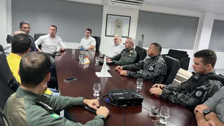  Sejuv e SSPDS realizam reunião com MPCE e FCF para tratar sobre incidente durante o jogo entre Ceará e Cuiabá.