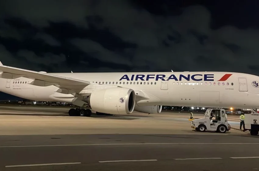  Avião da Air France desvia rota e faz pouso de emergência em Fortaleza.