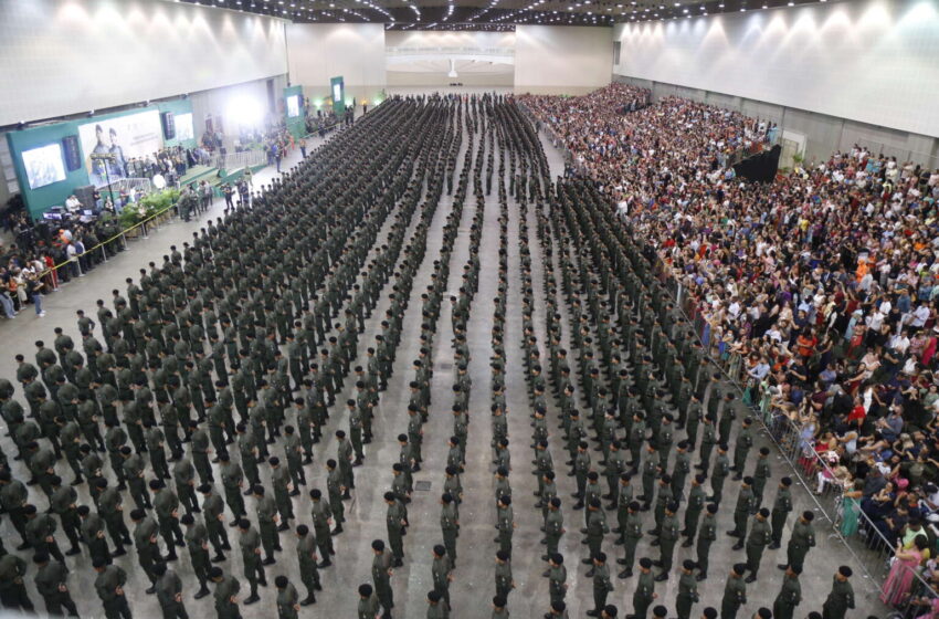  Mais de 2.300 novos soldados da Polícia Militar vão reforçar a segurança no Ceará