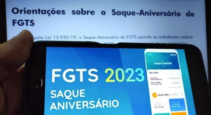  Saque-aniversário do FGTS já está disponível para nascidos em janeiro.