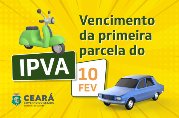  Primeira parcela do IPVA 2023 vence nesta sexta-feira (10).