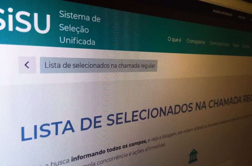  Inscrições para o Sisu começam nesta quinta (16).