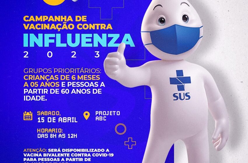  Brejo Santo: Vem ai o dia D de vacinação contra influenza.