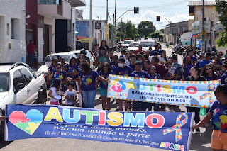  APACE Mauriti realiza pelo segundo ano consecutiva caminhada em alusão do Dia Mundial do Autismo.