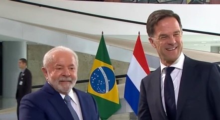  No Palácio do Planalto, Lula recebe primeiro-ministro da Holanda.