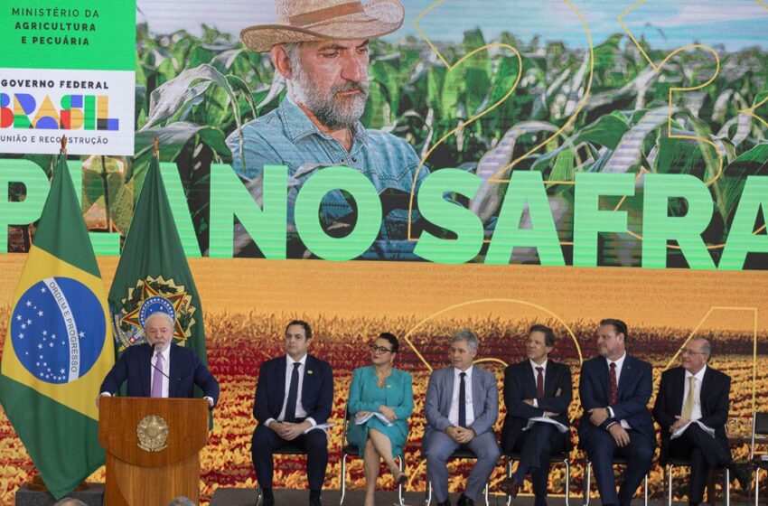  Governo lança Plano Safra de R$ 364,22 bilhões para agronegócio.