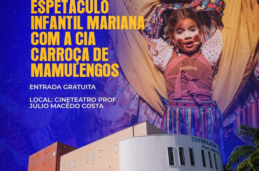 Hoje tem Espetáculo no Cine Teatro de Brejo Santo.