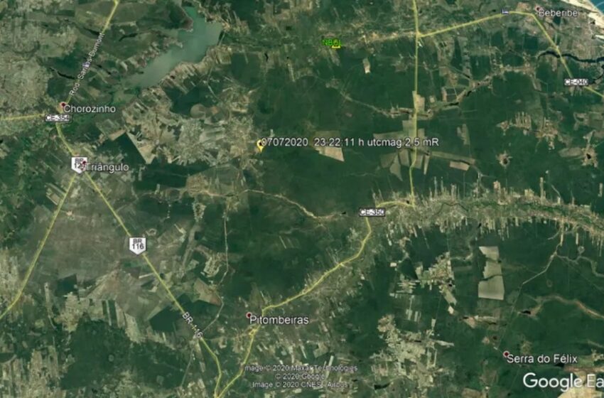  Moradores de municípios do CE, sentem tremor de terra de magnitude 2.7