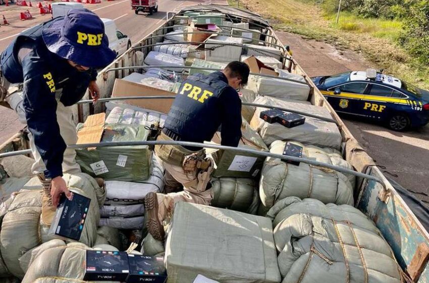  Carga avaliada em R$ 3,5 milhões é apreendida no Cariri.