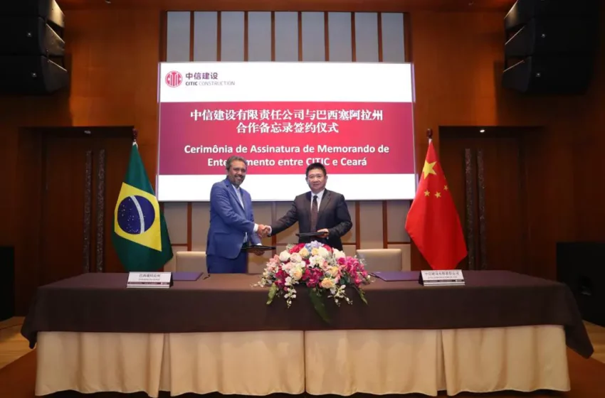  Na China, Governo do Ceará assina memorando com uma das maiores empresas de construção do mundo.