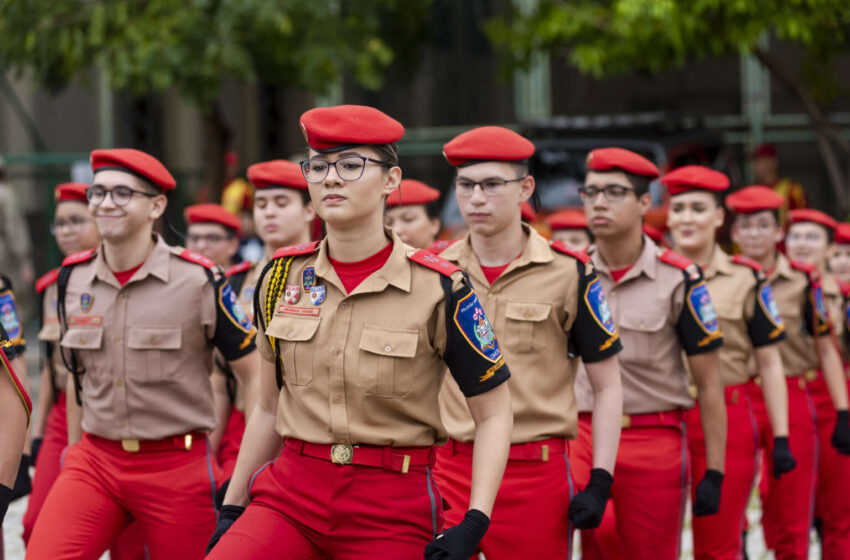  Colégios militares da PMCE e do CBMCE abrem processo seletivo para o ano de 2024.
