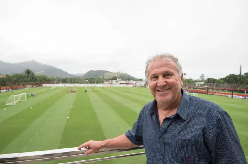 Zico chega ao Ceará para partida festiva no interior.