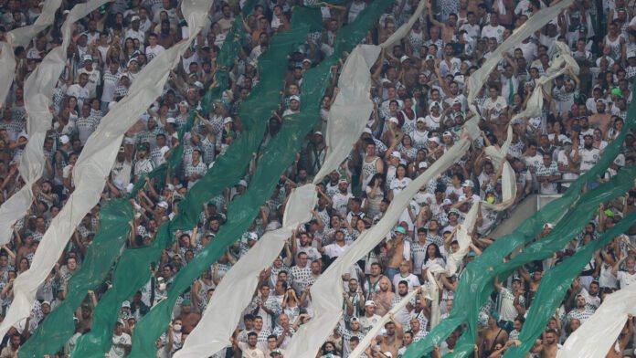 Palmeiras anuncia venda de ingressos contra o Fluminense com capacidade reduzida.