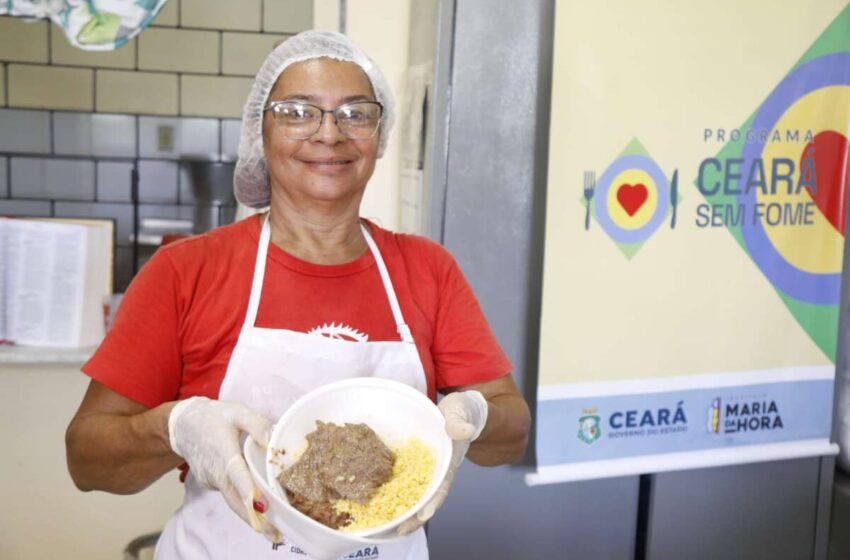  Programa Ceará Sem Fome ultrapassa 1.000 cozinhas no estado.