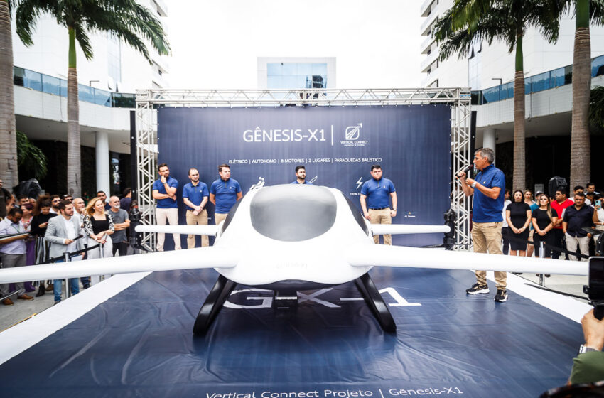  Genesis X1 carro voador é apresentado no Ceará.