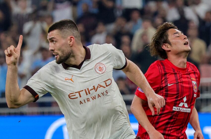 Manchester City vence Urawa Reds e fará final do Mundial de Clubes contra o Fluminense