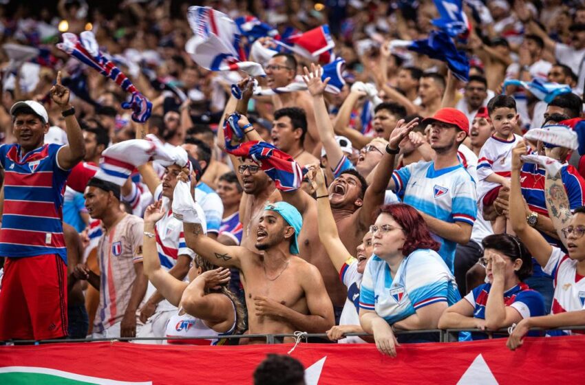 Fortaleza divulga abertura de check-ins e venda de ingressos para jogo da Copa do Nordeste.