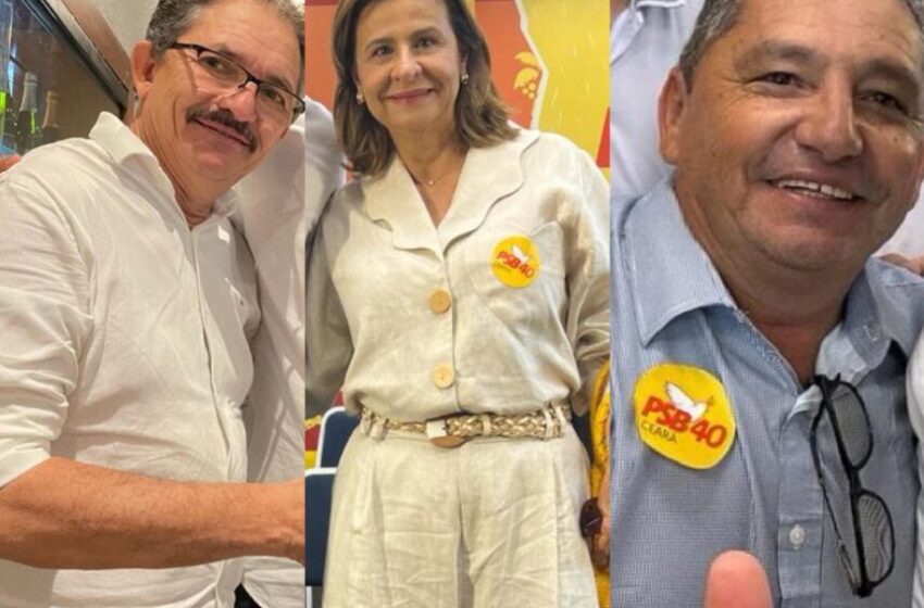 Cinco prefeitos do Cariri filiam-se ao PSB; partido passa a comandar 30% das prefeituras cearenses.