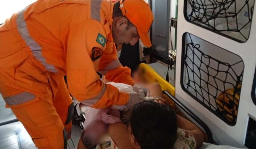  Corpo de Bombeiros auxilia mulher durante trabalho de parto na BR-222.